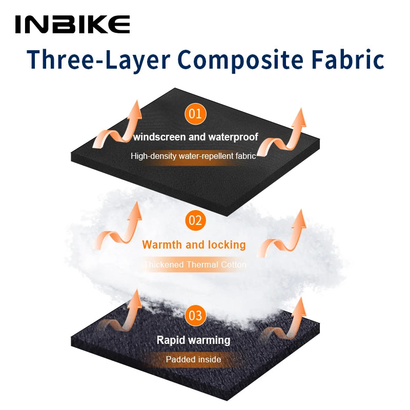 INBIKE Cycling Gloves for Men Women Warm Fleece Winter Biking Glove for Riding Bicycle Gloves Waterproof Touchscreen Accessories - Buy online at  Vibe In Cart.