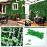 10pcs Artificial Plants Grass Wall Panel Boxwood Hedge Greenery UV Protection Green Decor Privacy Fence Backyard Screen Wedding - Buy online at  Vibe In Cart.