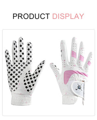 Golf Gloves Children's Golf Gloves Child Boys Girls PU Microfiber Cloth Breathable Non-slip Protection A Pair Kids Velcro Gifts - Buy online at  Vibe In Cart.