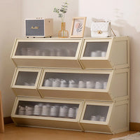 Simple shoe cabinet Household multi-functional free combination storage cabinet Shoe rack Multi-layer with door dust-proof shoe - Buy online at  Vibe In Cart.