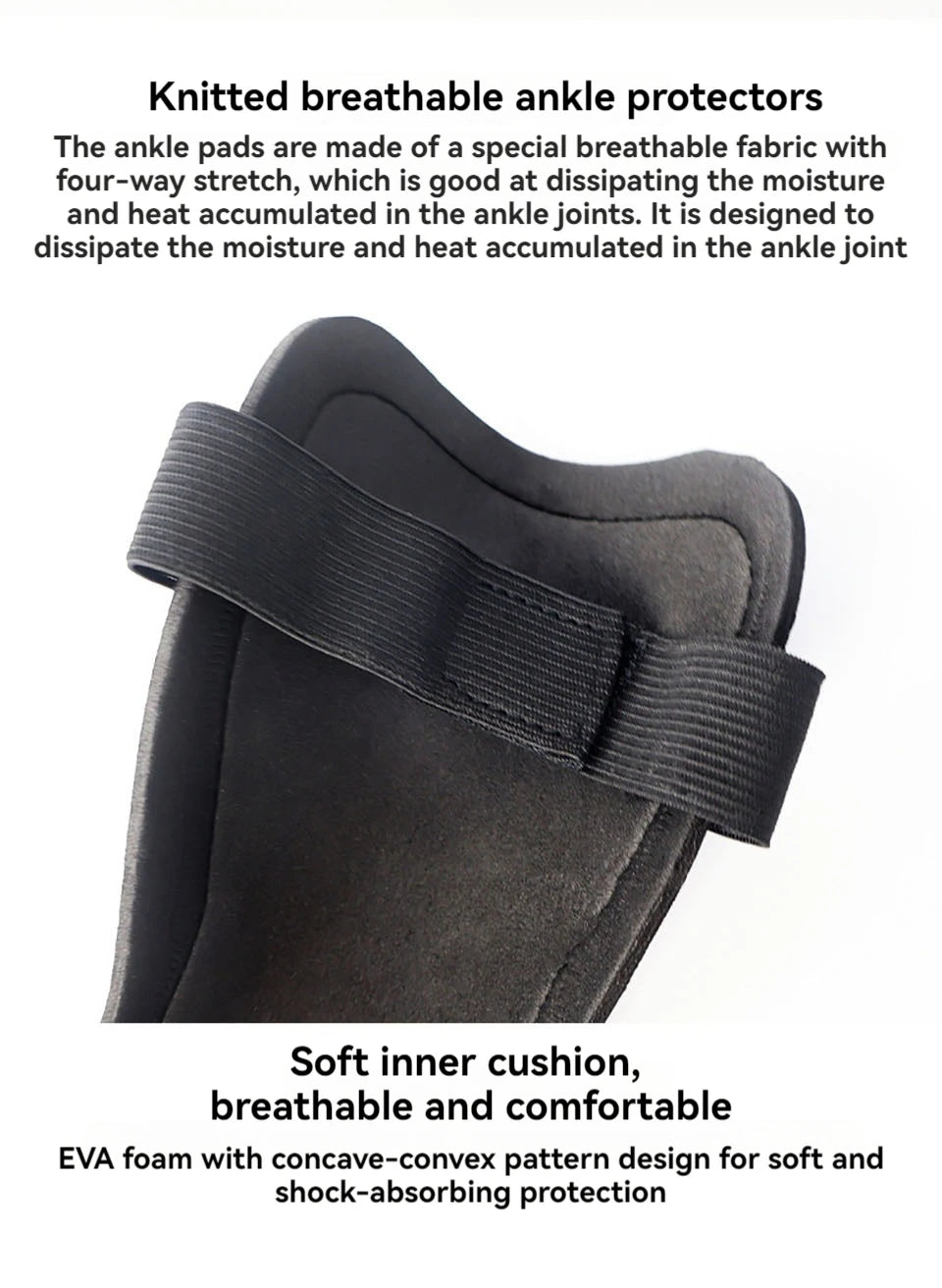 Impact Resistant Football Shin Pads with EVA and PP Material