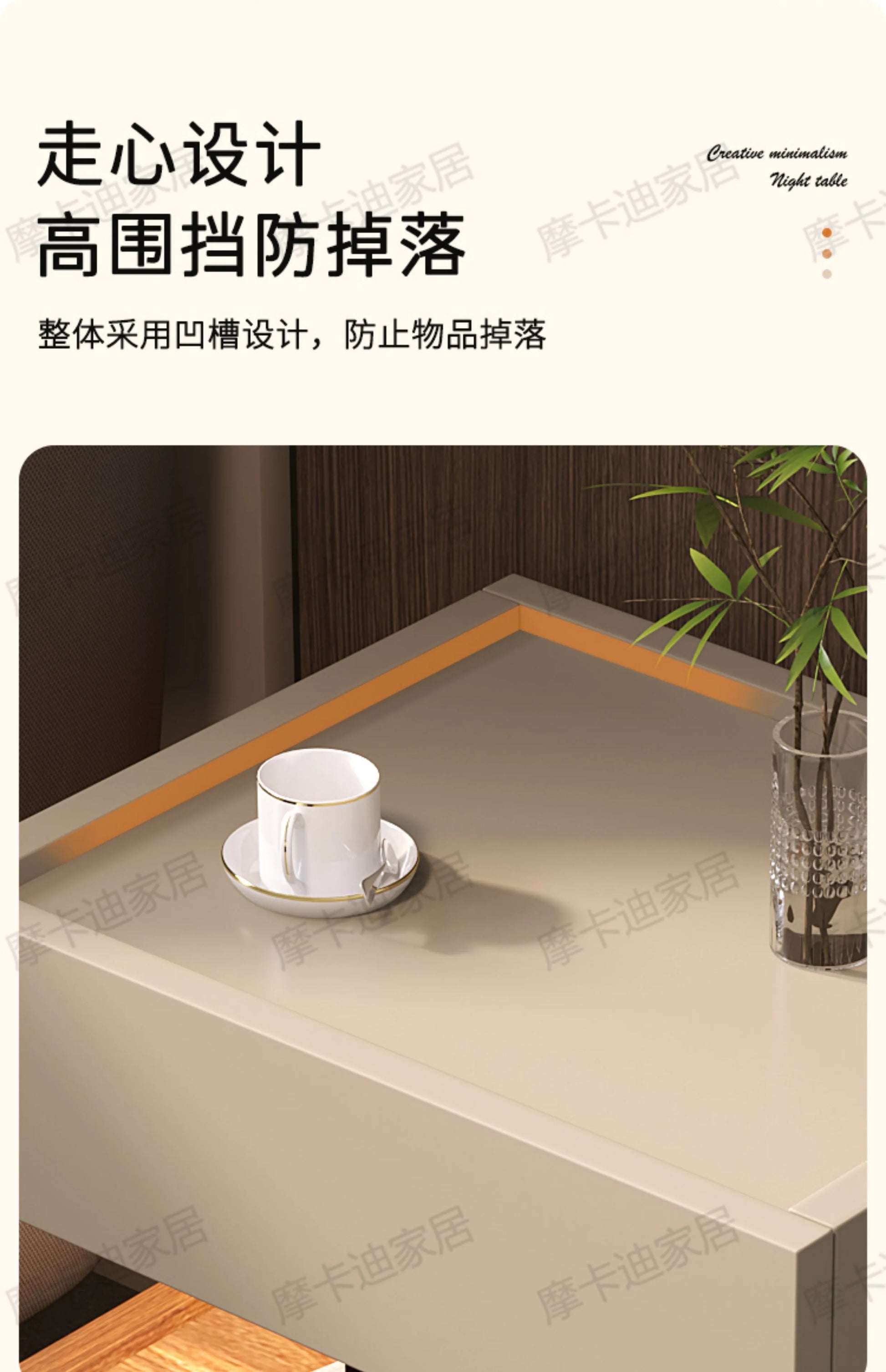 Simple European Bedside Table Classic Storage Luxury Trendy Night Table Modern Premium Comodini Camera Letto Bedroom Furnitures - Buy online at  Vibe In Cart.