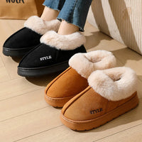 Comwarm Women's Snow Boots For Outdoor Classic Non-Slips Winter Warm Snow Boots Fashion Cozy Plush Women Boots Fuzzy Home Boots - Buy online at  Vibe In Cart.