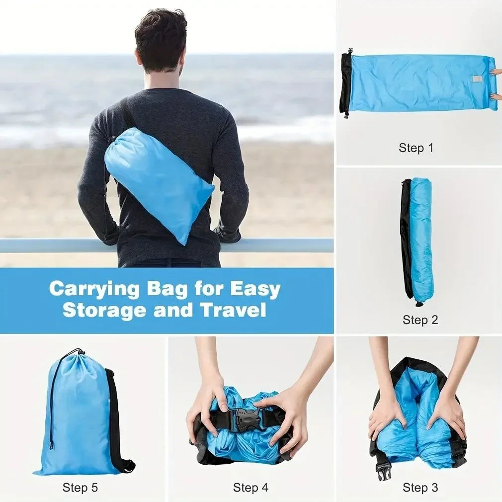 New Lazy Folding Camping Inflatable Sofa Portable Outdoor Inflatable Lounger Comfortable Outdoor Furniture Camping Air Mattress - Buy online at  Vibe In Cart.