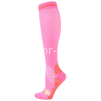 Knee-High Compression Socks 20-30mmHg Nylon Cotton EU36-50 for Men Women