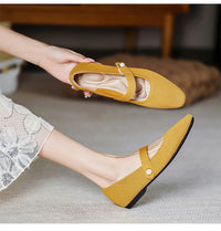 2024 Leisure Weaving Flats Women Ankle Strap Pearl Mary Stretch Fabric Ballerina Knitting Moccasins Mesh Solid Color Shoes - Buy online at  Vibe In Cart.