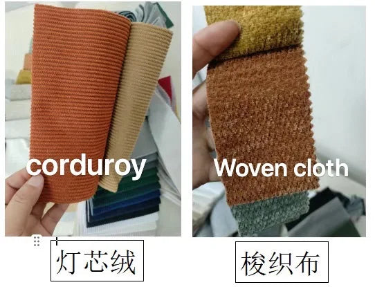 Italian Compressed Sofa Minimalist Retro Corduroy Sofa Bed Lounge Modular Couch Foldable Washable Customizable for Living Room - Buy online at  Vibe In Cart.