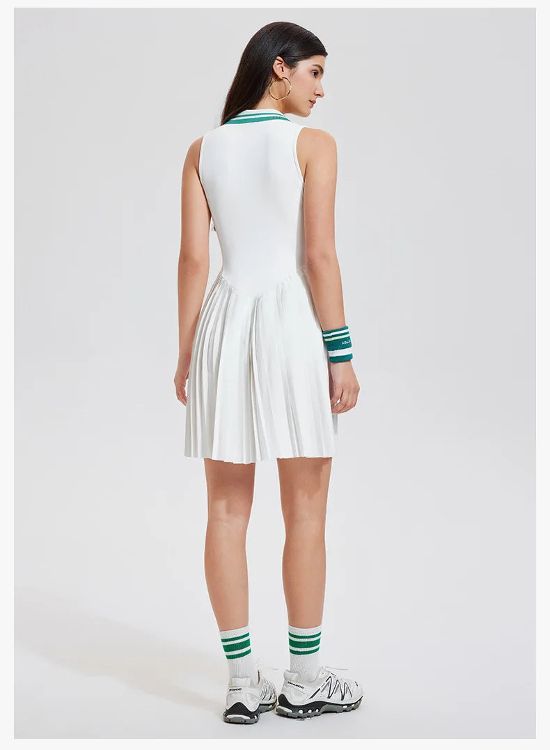 New sports dresses women tennis dress polo lapel fitness dress outdoor badminton golf Quick-drying and breathable Sports dress - Buy online at  Vibe In Cart.