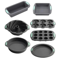 Silicone Bread Muffin Mold Heat Resistant Oven Pan Non-Stick Kitchen Bakeware Cake Pan Set 3D Cake Mold Pastry Baking Loaf Tool - Buy online at  Vibe In Cart.