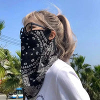 Women's Silk UV Protection Scarf for Summer Outdoor Use