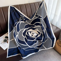 Women's Square Twill Scarf, 90x90 cm, for All Seasons