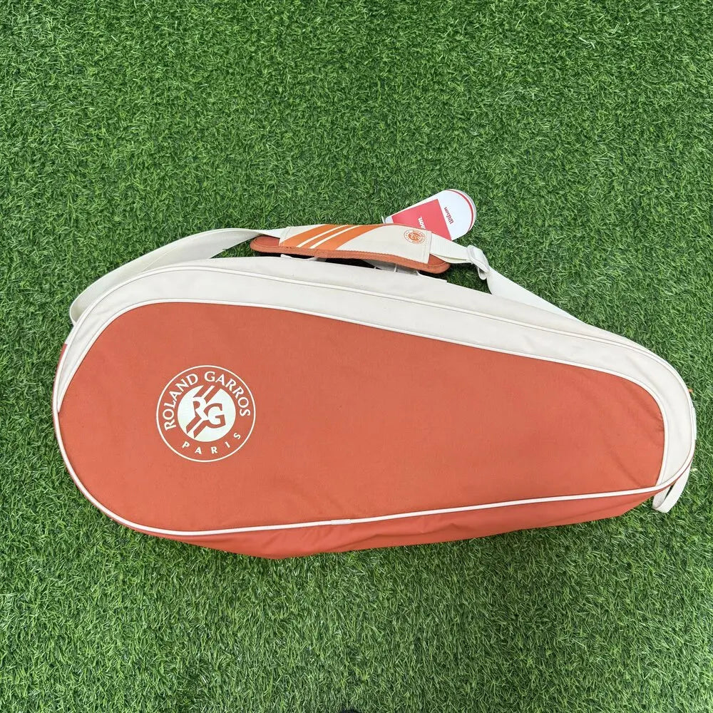 Wilson Roland Garros 2025 Team 3PK Backpack French Open Multi functional Large Capacity Orange Double Single Tennis Bag - Buy online at  Vibe In Cart.