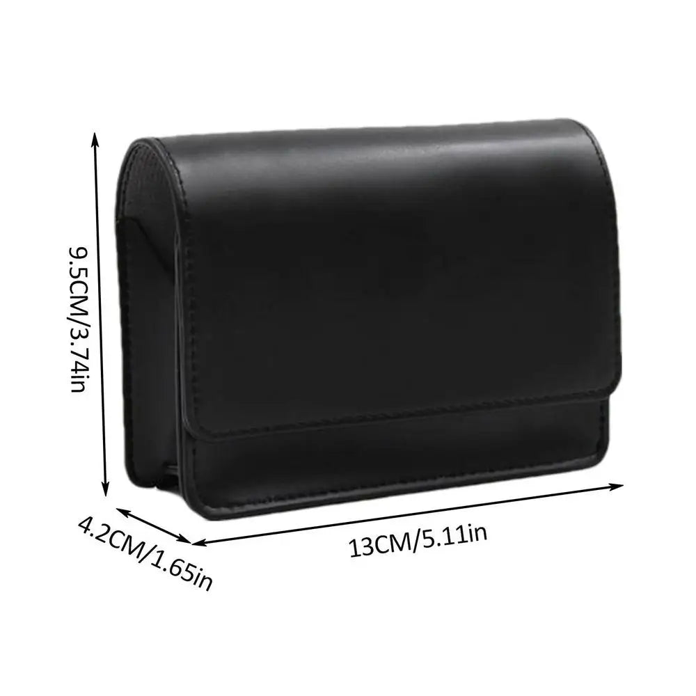 Golf Rangefinder PU Carry Bag with Magnetic Closure and Waist Belt