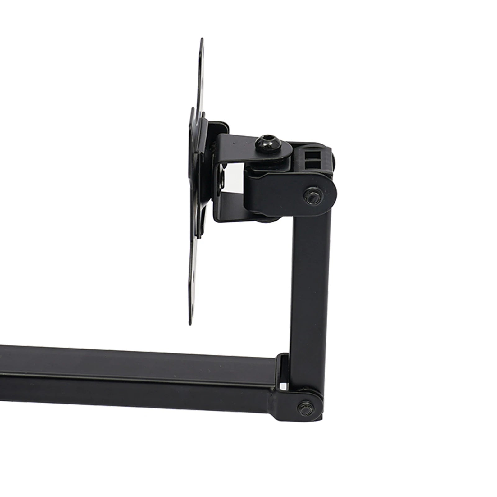 Adjustable Height Monitor Arm for 10-27 Inch Screens with 360 Degree Rotation in Black