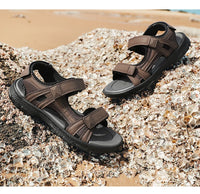Men's Waterproof Sports Sandals for Hiking and Beach Open Toe Adjustable