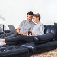 Bestway 75054 Inflatable Sofa, Outdoor Blow Up Sofa Bed Inflatable Sofa, Adult Inflatable Chair, Double Bed Size - Buy online at  Vibe In Cart.