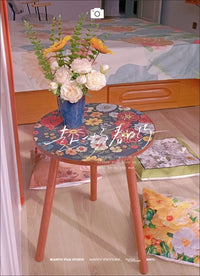 Mandala Coffee Table Removable Mini Desk Wooden Coffee Side Table Living Room Furniture Sofa Bedside Round Table Bedroom Home - Buy online at  Vibe In Cart.