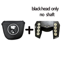 Right-Handed Golf Putter with Steel Shaft, Black, 33-35 Inches