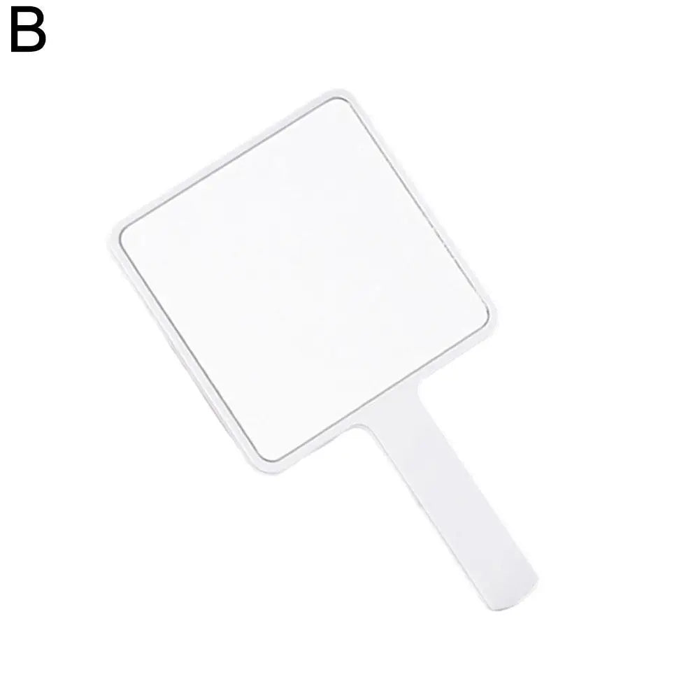 Handheld Makeup Mirror Square Makeup Vanity Mirror With Handle Hand Mirror SPA Salon Compact Mirrors - Buy online at  Vibe In Cart.