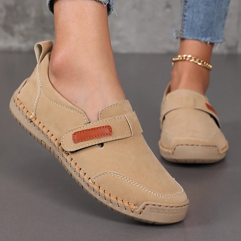 Handmade Leather Women Shoes Casual Comfortable Slip on Loafers Women Leather Shoes Moccasins Walking Shoes Summer Direct Sales - Buy online at  Vibe In Cart.