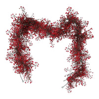 180cm Artificial Plants Hanging Garland Plastic Red Ferns Fake Ivy Plant Home Wedding Table Party Garden Christmas Decoration - Buy online at  Vibe In Cart.