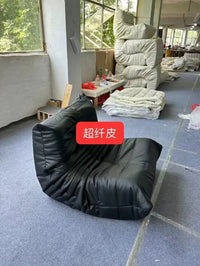 Modern Single Reclining Sofa in Cream for One Person