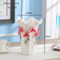 3D Ceramic Vase Home Decor Creative Design Porcelain Decorative Flower Vase For Wedding Decoration - Buy online at  Vibe In Cart.
