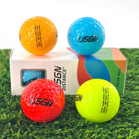1 Box 12 Pcs Golf Two Layers Game Ball Durable 4 Colors Golf Practice Balls Golf Sports Supplies Ultra Distance Line Assist - Buy online at  Vibe In Cart.