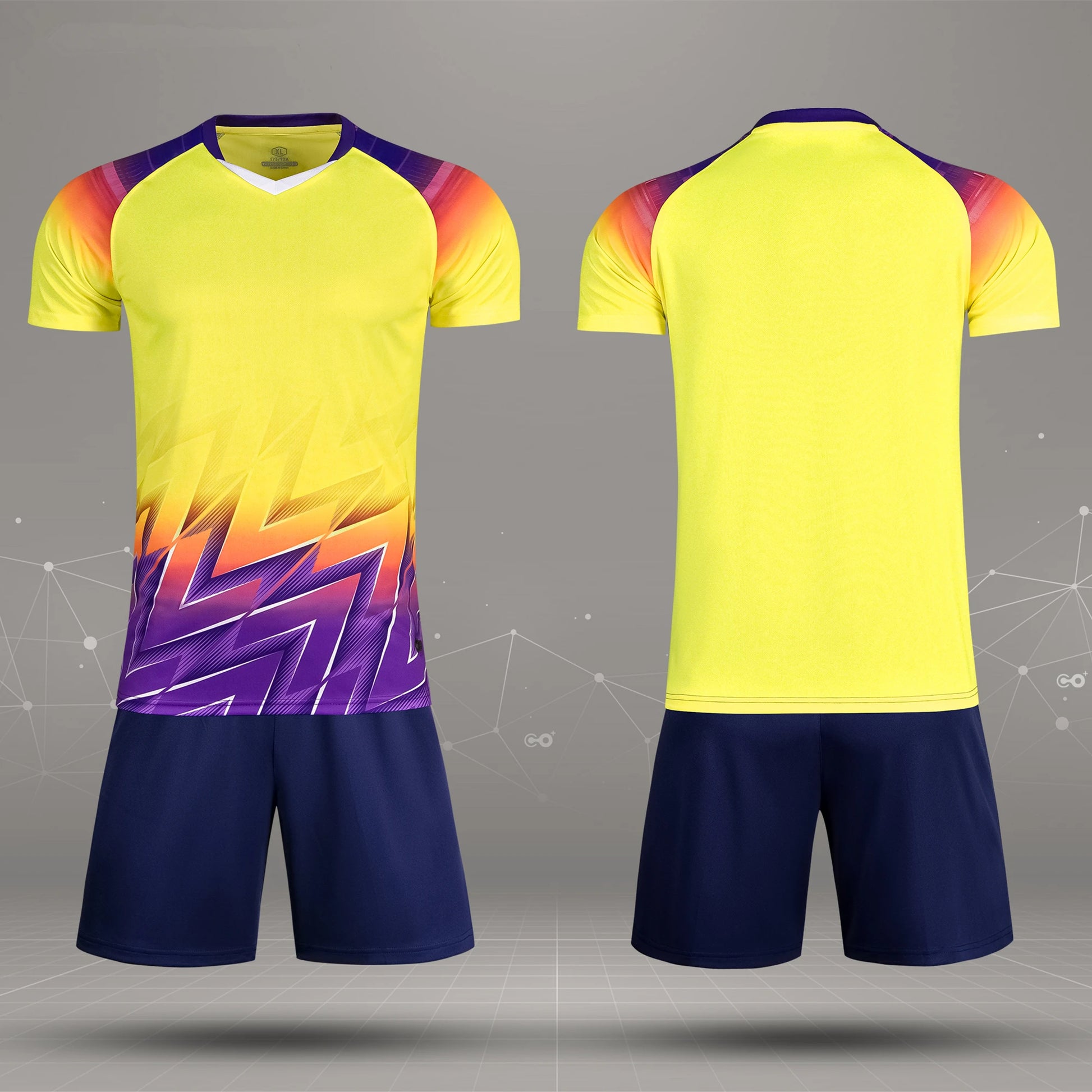 Men's and Boys' Polyester Short Sleeve Soccer Training Set