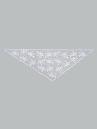 Adult Women's Triangular Lace Polyester Hair Scarf Accessory