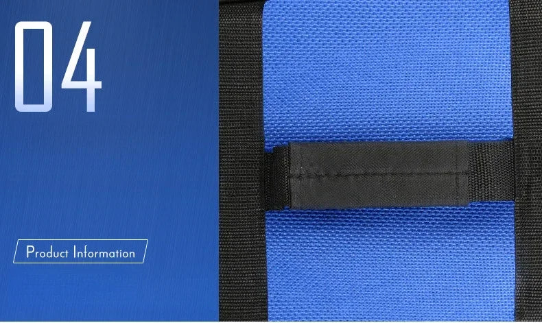 Nylon Single Layer Foldable Golf Aviation Bag with Pulley in Black