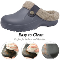 Kidmi Classic Fur Shoes For Men Women Lined Clogs Waterproof Shoes Winter Fuzzy Slippers for Women Men Indoor and Outdoor Shoes - Buy online at  Vibe In Cart.
