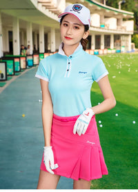TTYGJ Golf Tennis Skirt for Women Pleated Golf Skirt Ladies High Waist Korean Athletic Skort A-lind Pantskirts with Inner Shorts