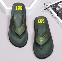 Men's GAT Flip-Flops Wide Strap Non-Pinch Retro Outdoor Anti-Slip Breathable British Style Sandals Beach Shoes - Buy online at  Vibe In Cart.