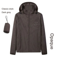 Hooded UV Waterproof Nylon Golf Jacket Unisex Foldable