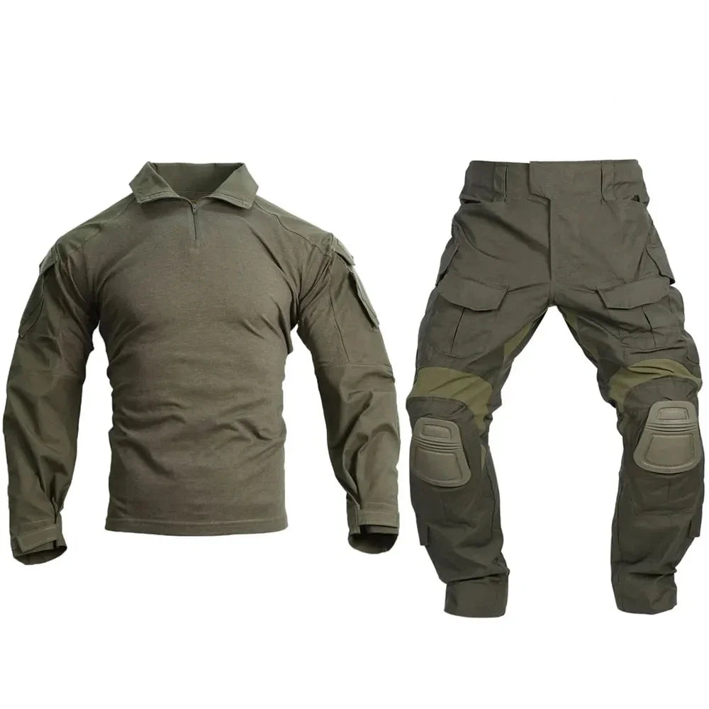 Tactical G3 Uniform Sets NEW Mens Camo Suits Outdoor Hunting Shirt Pants Tops Elastic Duty Cargo Trousers Windproof - Buy online at  Vibe In Cart.