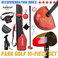 Right Handed Unisex 10-Piece Golf Set with Bag and Accessories