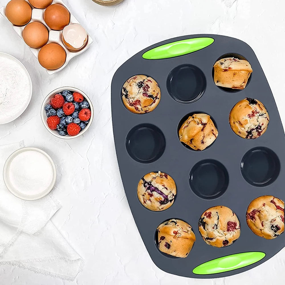 3 Pack Silicone Cake Molds Muffin Toast Donut Pan Round Cake Pan 9in Non-Stick Kitchen Bakeware Baking Tools - Buy online at  Vibe In Cart.