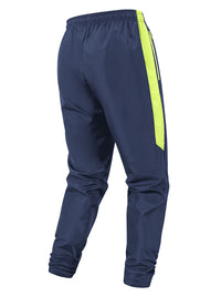 Men's Colorblock Patchwork Sports Pants with Zipper Side Pockets Spring Fall Breathable Quick Dry Hiking Running Trousers - Buy online at  Vibe In Cart.