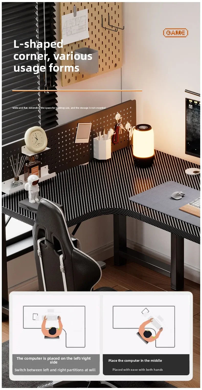 Computer desk Home corner table Study table Office writing desk E-sports - Buy online at  Vibe In Cart.