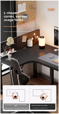 Computer desk Home corner table Study table Office writing desk E-sports - Buy online at  Vibe In Cart.