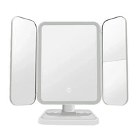 Trifold Makeup Mirror LED Lights Dorm Dressing Mirror Beauty Light up your fill light with Smart Complementary Makeup Mirror Tri - Buy online at  Vibe In Cart.