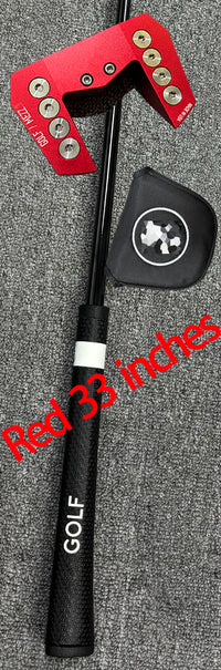 Right-Handed Golf Putter with Steel Shaft, Black, 33-35 Inches