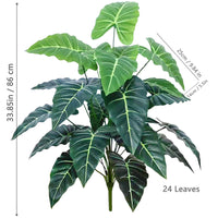 60-107cm Artificial Flowers Calla Lily Horseshoe Leaf Turtle Leaf Bobcat Leaf Fake Plant Ornamental Holiday Home Decoration - Buy online at  Vibe In Cart.