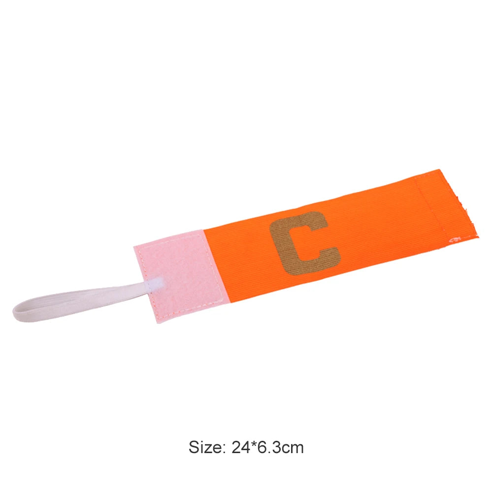 Adjustable Stripe Football Captain's Armband in Polyester for Kids and Adults