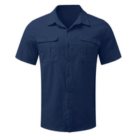 Cotton Linen Hot Sale Men Short-Sleeved Shirts Summer Solid Color Stand-Up Collar Casual Beach Style Plus SizeMale Shirts M-5XL - Buy online at  Vibe In Cart.