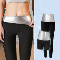 Women Thermo Body Shaper Slimming Pants Silver coating Weight Loss Waist Trainer Fat Burning Sweat Sauna Capris Leggings Shapers - Buy online at  Vibe In Cart.