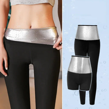 Women Thermo Body Shaper Slimming Pants Silver coating Weight Loss Waist Trainer Fat Burning Sweat Sauna Capris Leggings Shapers - Buy online at  Vibe In Cart.