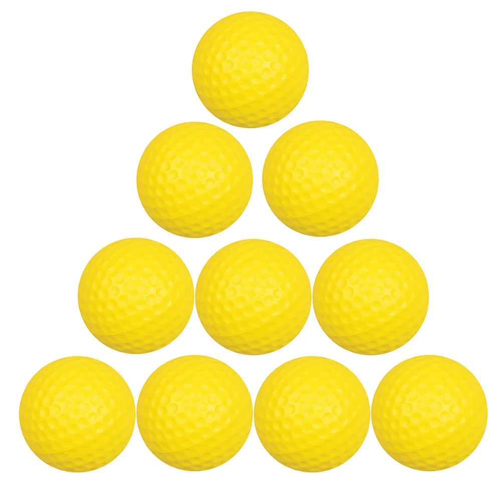 10Pcs Soft PU Foam Golf Practice Balls - Sponge Elastic Indoor/Outdoor Training Golf Balls for Beginners & Professionals - Buy online at  Vibe In Cart.