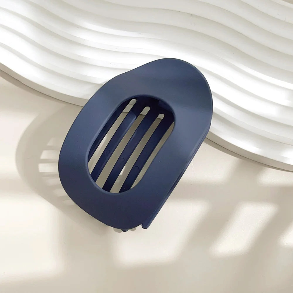 Plastic Hair Claw Clip for Women with Curved Design